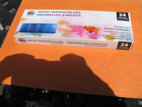 Brand New - Niji Premier Artist Watercolors Studio Set, 24 Colors - Metal Tin