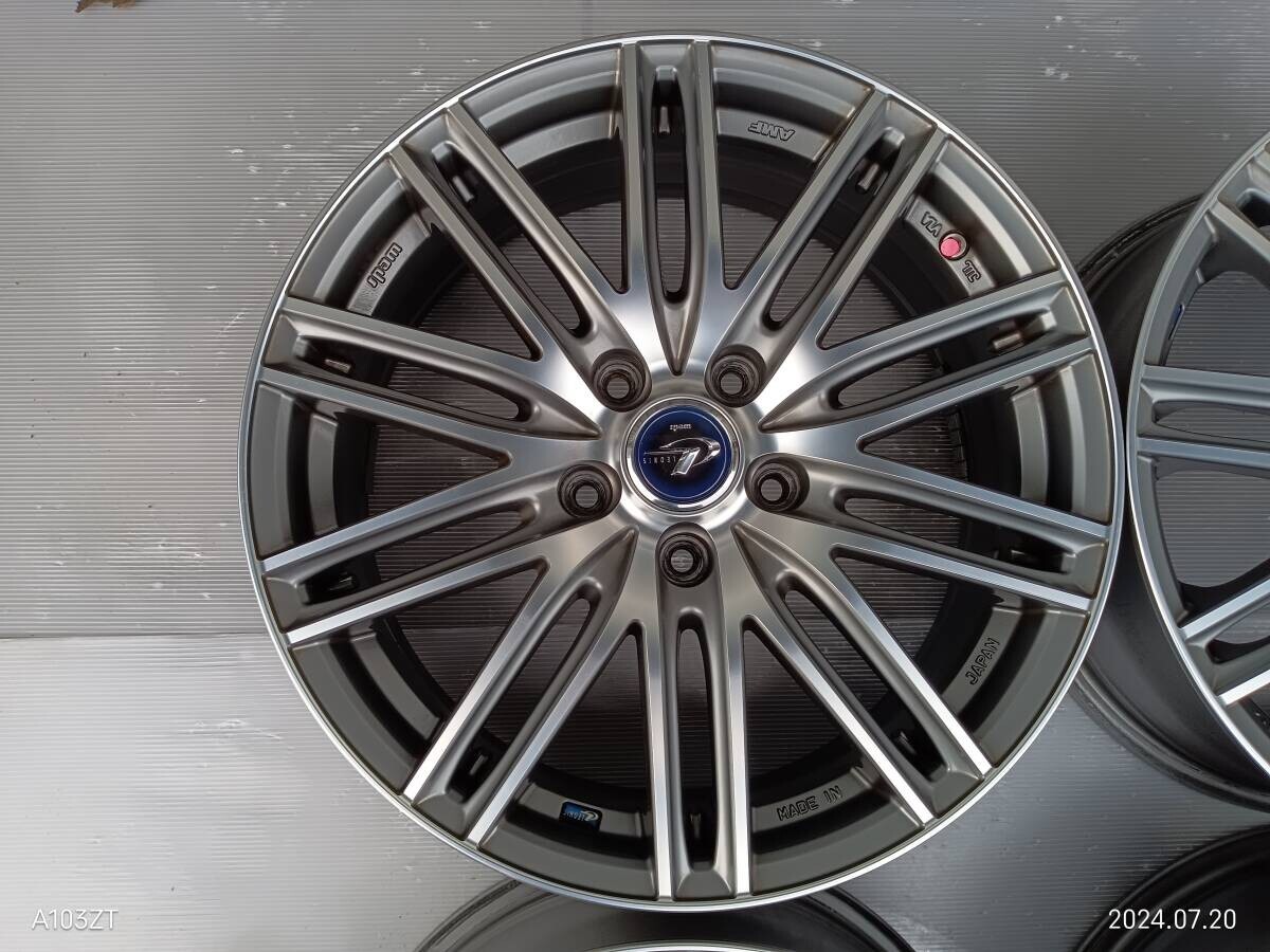 Weds Leonis wheels 17in 7J+47 PCD114.3 5 holes 4pcs Good quality 