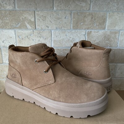 UGG BURLEIGH CHUKKA BOOT CHESTNUT WATERPROOF SUEDE WOOL  display picture 1