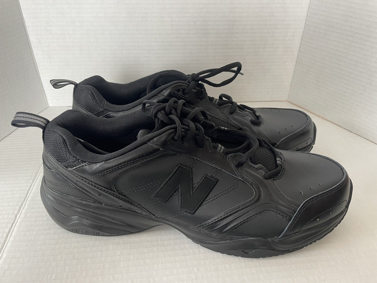 Mens New Balance 624 Size 15 D Black Leather Shoes MX624AB2 NEW!🔥