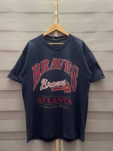 90sヴィンテージ　ベティ×MLB アトランタブレーブス Tシャツ[セール] 古着 90s USA製 MLB Atlanta Braves ブレーブス プリント T