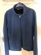Bc Clothing Womens Size Xl Fleece Blue Jacket