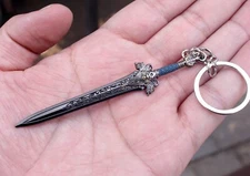 Miniature Metal sword Lionheart Excalibur Keychain Exquisite  Silky Smooth 12CM