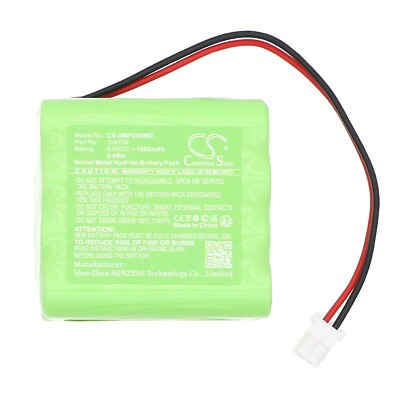 Ni-MH BATTERIE 9.6V 1000mAh Type 104706 For SCHWA EMP2, EMP4 Pro