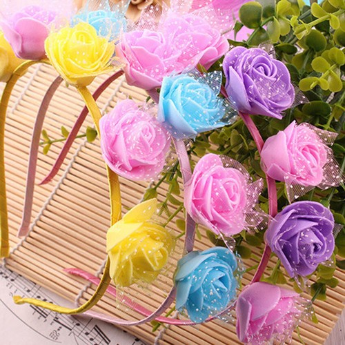 10/50/500 Pcs Artificial Flowers Home Decor Foam Rose Heads Wedding Party - Picture 8 of 29