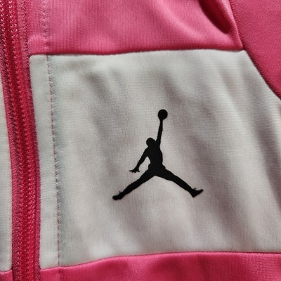 Jordan Coveralls Jumpsuit Baby 3-6 Months Pink Black New Long