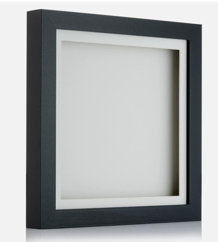 Shadow Box Frame /3D Black Box Frame/Square Frame/ Front Mount Frame Memorabilia