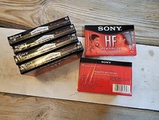 Lot Of 6 Sony HF 90 High Fidelity Normal Bias Cassette 90 Min New Sealed