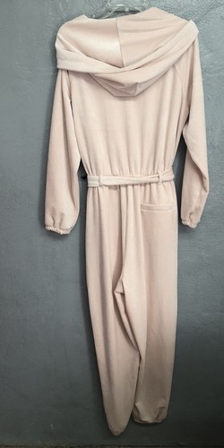 Anthropologie Saturday Sunday Womens Lounge Sleep Jumpsuit Pink Jogger Medium M - Picture 2 of 10