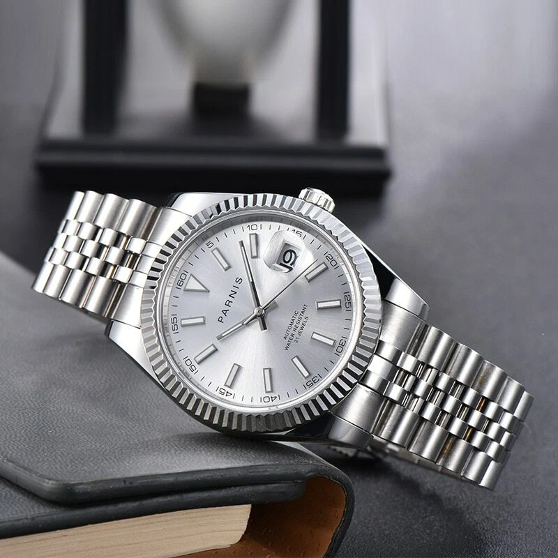 Parnis stainless steel automatic sale