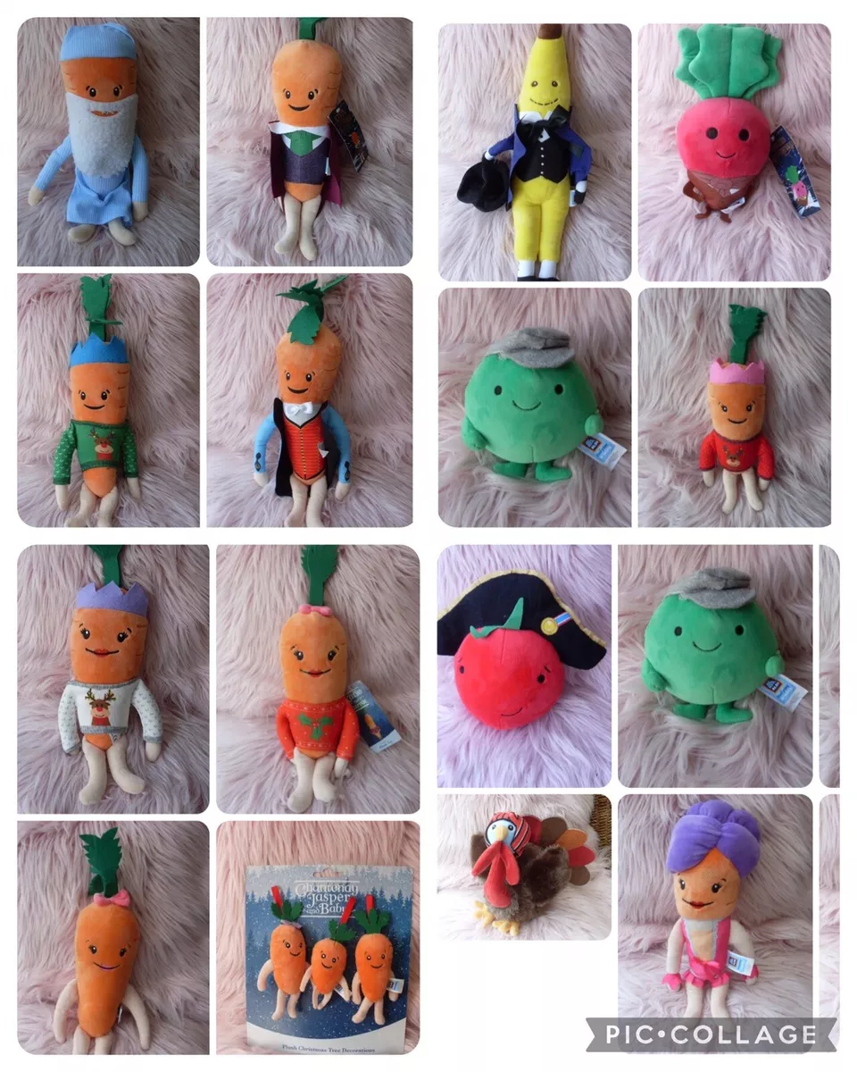 Aldi Kevin Katie Carrot Christmas Soft Toys Turkey Peas Snowman Hedgehog