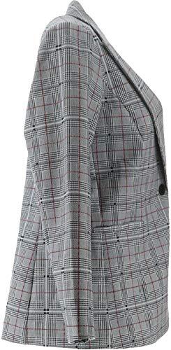 DG2 Diane Gilman Ponte Strick Boyfriend Blazer Glenn kariert 2X Neu - Bild 4 von 4