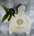 Ed Hardy Christian Audigier Y2K Big Logo RARE Full Print Zip Hoodie Pullovover