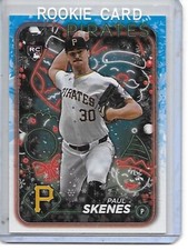 PAUL SKENES RC  2024 Topps Holiday #H165                  ROY          Cy Young?