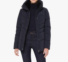 Hobbs Izzy Puffer Jacket, Navy Size Uk 8rrp£149