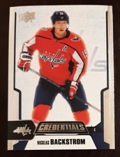 2019 - 2020 Upper Deck Credentials Nicklas Backstrom #47 Hockey Card