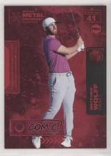 2021 Skybox Metal Universe Champions PMG Red 116/150 Matthew Wolff #41 gz3