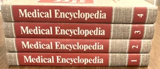 Vintage 1980 World Book Medical Encyclopedia Set Vol 1–4 Red Gray Hardcover