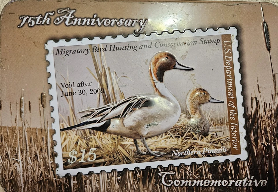 Cuchillo plegable Schrade Old Timer patos ilimitado 75 aniversario sello lata Foto 3 de 4