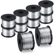 10 Rolls Rebar Tie Wire Tool 1/32" 0.8 mm 360 ft Rebar Gun Tie Wire Coil for ...