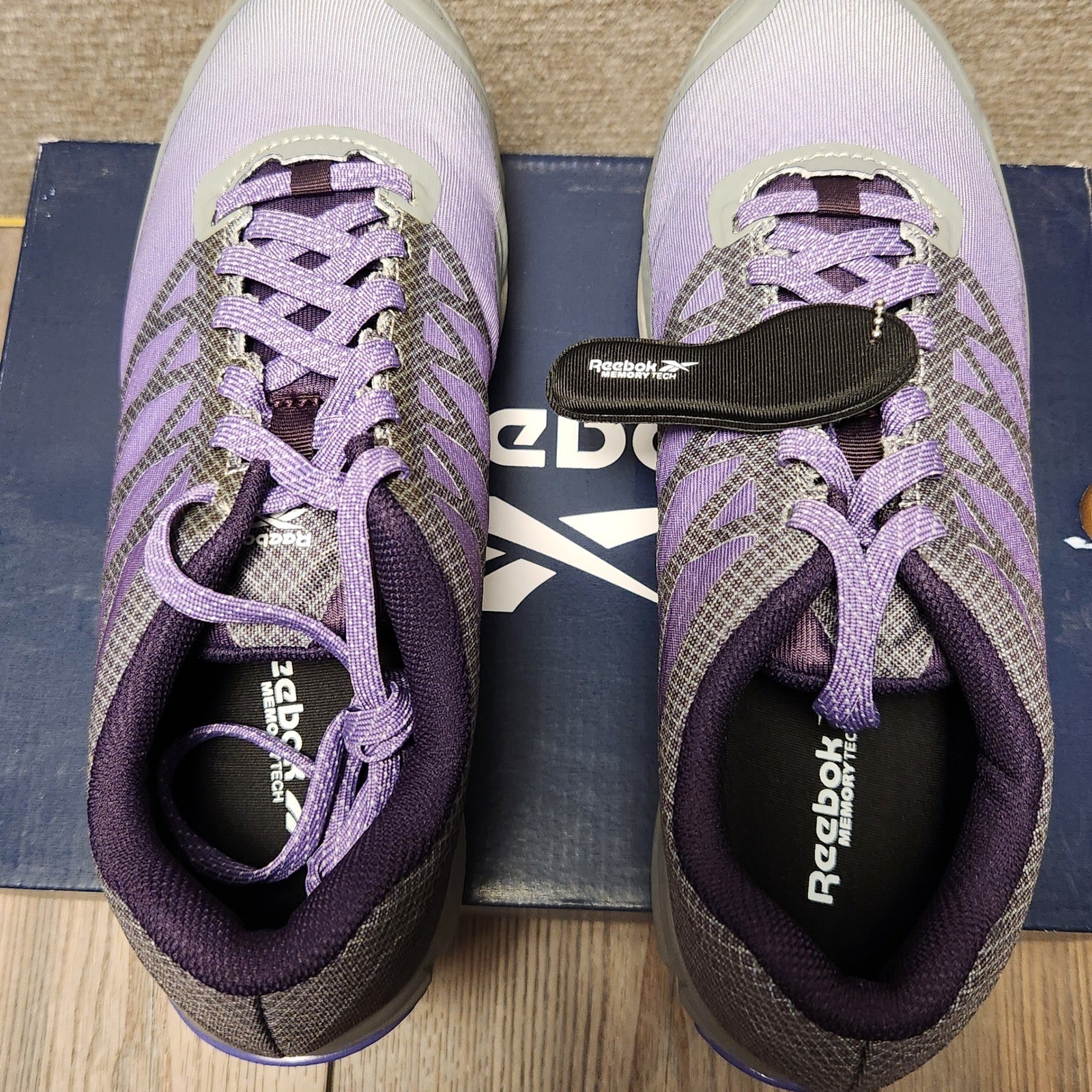 Reebok Rtp Shoes Reebok Speed TR Work Women 10.5W Purple Lavender Composite Toe RB451 ...