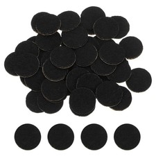 120Pcs Round Felt Circles 13mm 1/2" Non-Woven Felt Fabric Sticker Black