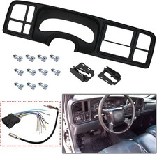 Double Din Dash Kit W/wiring Harness Antenna Adapter Fit 19992002 Gm Fullsize