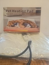 Pet Heated bed Warm Waterproof 9 Levels Timer 27x17 New Open Box