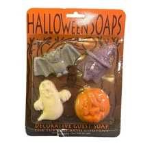 Vintage Halloween Soaps 4-Pack The Turkish Bath Company Decorative Soaps NIP