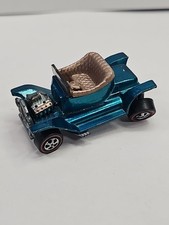 Vintage 1968 Hot Wheels Redline Hot Heap Aqua US Nice.