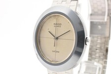 RADO DiaStar men's wristwatch quartz silver Swiss made