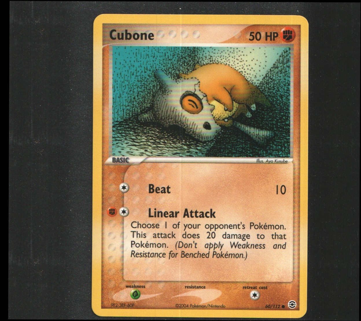 Cubone Common FireRed & LeafGreen 60/112 NM Aya Kusube