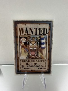 2002 One Piece TCG Jap Wanted Pirate Usopp Tournament Game Prize Card Rookie
