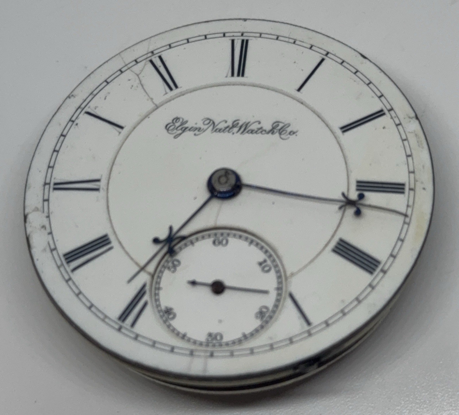 Elgin Pocket Watch Movement BW Raymond 15 Jewels  18s 1888 Runs
