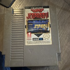 Jeopardy! Talking Super Jeopardy! Nintendo NES Cartridge NTSC-U/C Quiz Trivia