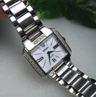 Vintage Ladies SEIKO SOLAR WRISTWATCH V115-OBAO  WORKS Water Resistant Stainless