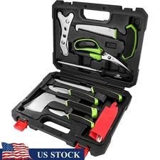 Hunting Field Dressing Kit 10 Piece Portable Butcher Game Processing Set New