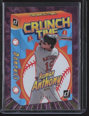 2026 Donruss #9 Roman Anthony Crunch Time Pink Ice #/99
