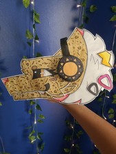 Leopard Themed Paper Dragon Puppet