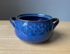 Vintage DENBY MIDNIGHT Individual Casserole - No Lid - England - EUC