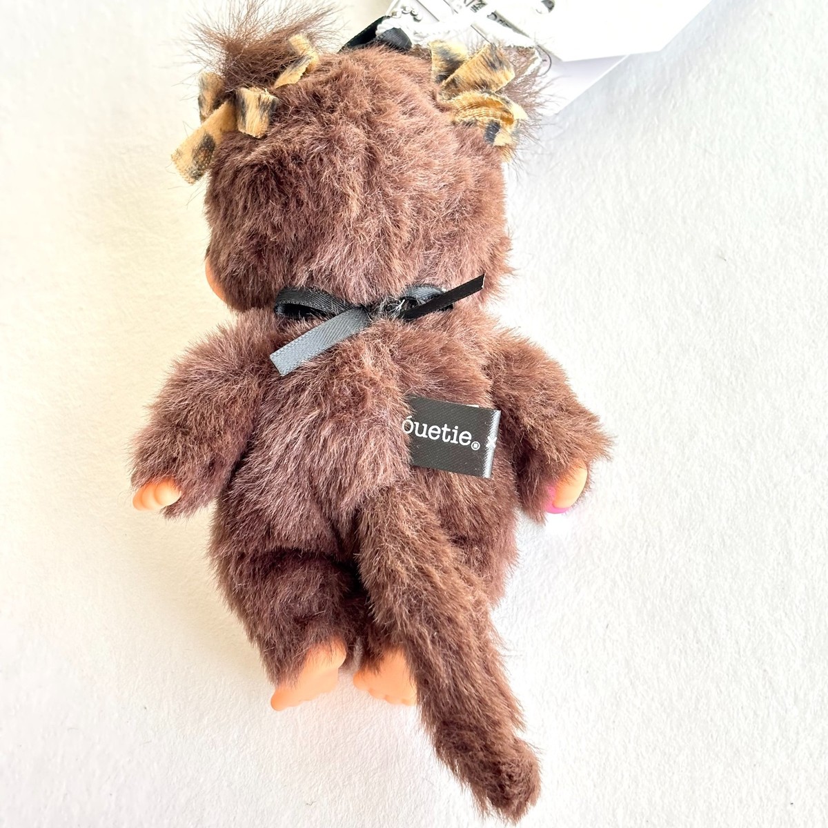 Monchhichi × jouetie Leopard Keychain Charm Brown Limited
