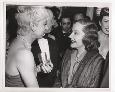 Tallulah Bankhead Carol Channing Candid Harwyn Club c. 1950s Orig 8x10 Photo
