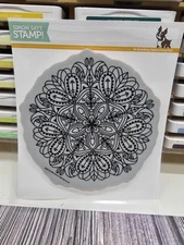 Simon Says Stamp SSS101692 Background Stamp EMMA 5 1/2 INCH ROUND MANDALA