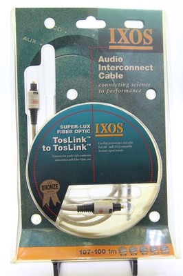 IXOS Audio Interconnect Cable TosLink to TosLink