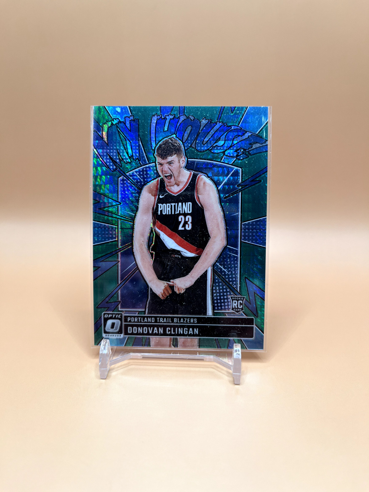 2024-25 Optic - Donovan Clingan - My House Green Prizm - /249 Green - Rookie