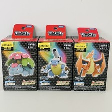 Pokemon Moncolle Mega Venusaur Blastoise Charizard Y Figura Takara TOMY Juego de 3