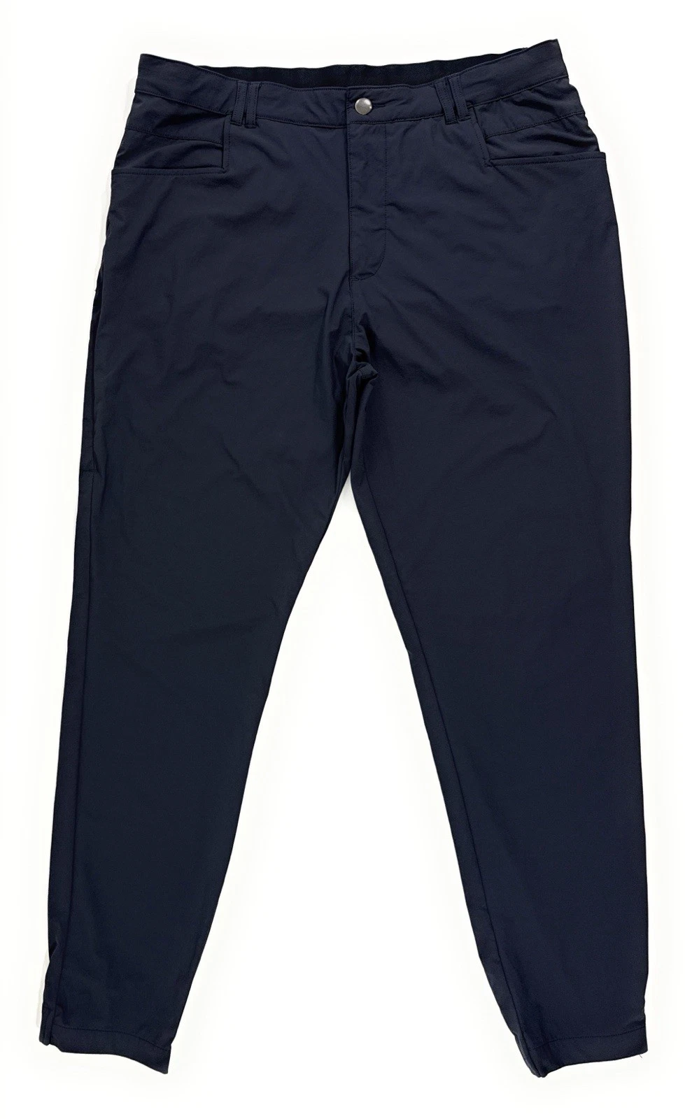BYLT Mens Ace Jogger Sz 36x30 Nylon Performance Stretch Tapered Golf Pants Navy