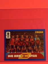 Spain Team Photo - Panini 2026 World Cup Stickers - Blue Parallel - ESP 13