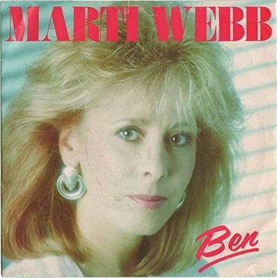 Vintage 1985 Marti Webb - Ben 7 Vinyl Record 45RPM - Starblend Record Label