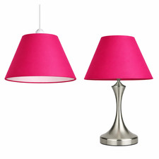 COTTON COOLIE LAMPSHADE CEILING LIGHT PENDANT TABLE LAMP SHADE 7 SIZES 40 COLOUR